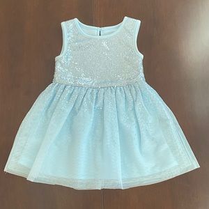 Blue Sparkle Disney Dress